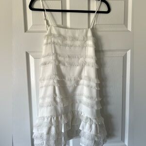 White Princess Polly Mini Dress Size 6